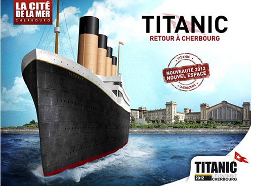 titanic 2012 cherbourg