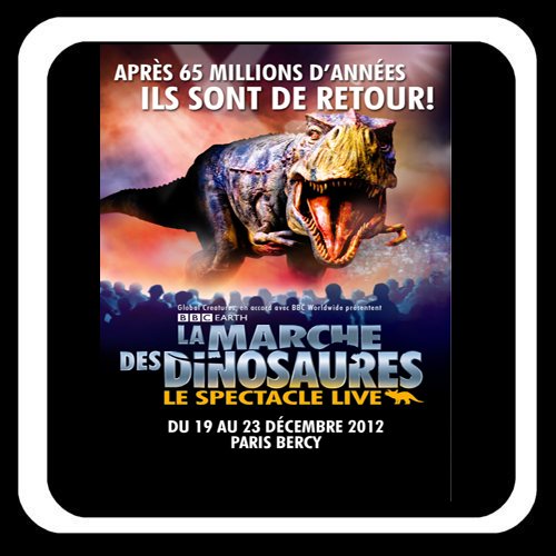 spectacle dinosaure paris 2012